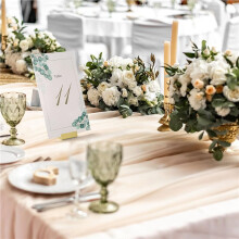 Gold Table Number Holders,80 Pack Metal Place Card Stands & Picture Holders - Ideal for Weddingsand Parties