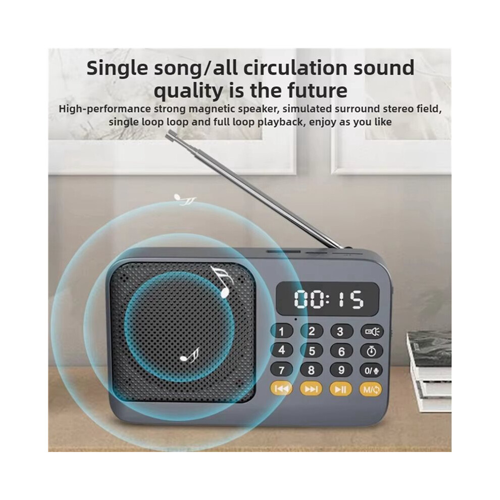 6X Fm Radio Dab Radio Portable Small Emergency Recargable Ham Sound Box Vintage Music Speaker Mp3 A 6033387117027