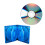 5X CD Storage Box 10-Piece Pack CD Case Plastic Double-Sided CD Storage Car CD Case Thickened DVD Case, 3