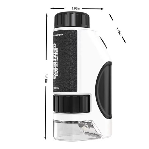 5pcs Kids Portable  Microscope 50X-300X Science Discoveries Handheld Microscopes Young Explorers 2