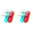 2X NEW  Version PC Transparent Storage Box for    No-Wristband Version  Storage Box 1