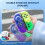 2X NEW  Version PC Transparent Storage Box for    No-Wristband Version  Storage Box 6