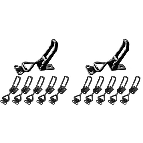 12 Pack Toggle Clamp  100KG Holding Capacity 4001Pull  Clamps,Adjustable Quick Release Hasp Clamps