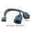 2X USB 9PIN to USB-A Male and TYPE-E KEY-A Cable USB Front Panel Adapter Cable USB 9PIN to USB2.0 Type-C 5