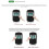5X New Garage Door Rolling Code Super Metal Four-Button Copy Wireless Remote Control 433MHZ Copy Safety Protection 10