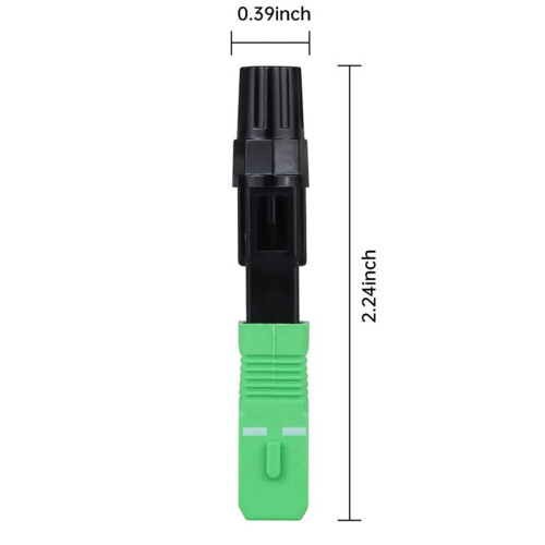 20pcs SC APC Optical Fiber Fast Cold Quickly Connector Optic Cable Adapter Singlemode