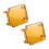 4 Pcs Car Amber Led Pod Covers Square Led Light Bar Covers Led Cube2722 2