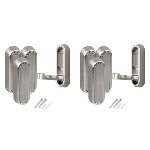 8PCS Folding Coat Hook, Folding Wall Hook for Hanging Coats, Towel, Hangers, Hat, Backpacks
