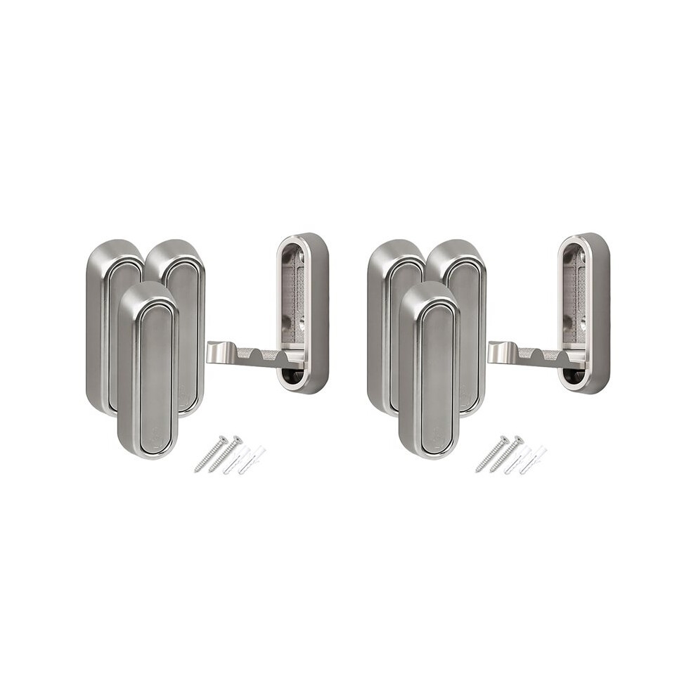 8Pcs Folding Coat Hook, Folding Wall Hook For Hanging Coats, Towel, Hangers, Hat, Backpacks 6032529425891
