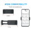 2X Support de Microphone et de Téléphone, Support de Microphone Flexible, Supports de Microphone Réglables pour  les Smartphones. 6