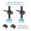 2X Support de Microphone et de Téléphone, Support de Microphone Flexible, Supports de Microphone Réglables pour  les Smartphones. 5