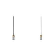 2X Motore Riduttore ZK30 12V N20 con Albero di Uscita Lungo M4 X 100 mm (12 V 600 Giri/Min)