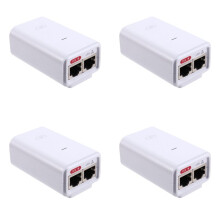 4X New UBNT Unifi 24v 0.3a Gigabit PoE Power Module Lite LR