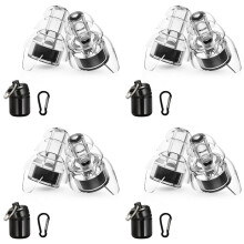 8X for Zound Earplugs for Concerts,Earplugs for Motorcycle,for Zound Earplugs for Musicians with Carrying Case