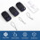 Gate Garage Door Remote Control for Nice Flor Flo2r FLO2R-S Flor-S NICE Rolling Code Handheld Transmitter 3 Pcs 4