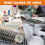 9 Pack Magnetic Pickup Tool- Extendable Magnet, Telescopic Magnetic Pick- Tool, Bendable Flexible Magnetic Pickup Tool 8