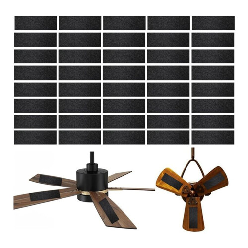 80er-Pack Deckenventilatorfilter für Flügel - Deckenventilator-Luftreiniger-Pads, Zubehör, Staubfänger - Ventilatorfilter 1