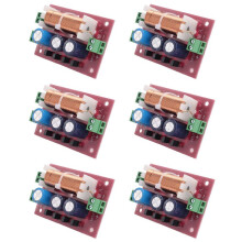 6X 400W Speaker Crossover 2 Way High-Low 4-16 Ohm Frequency Divider for Speaker