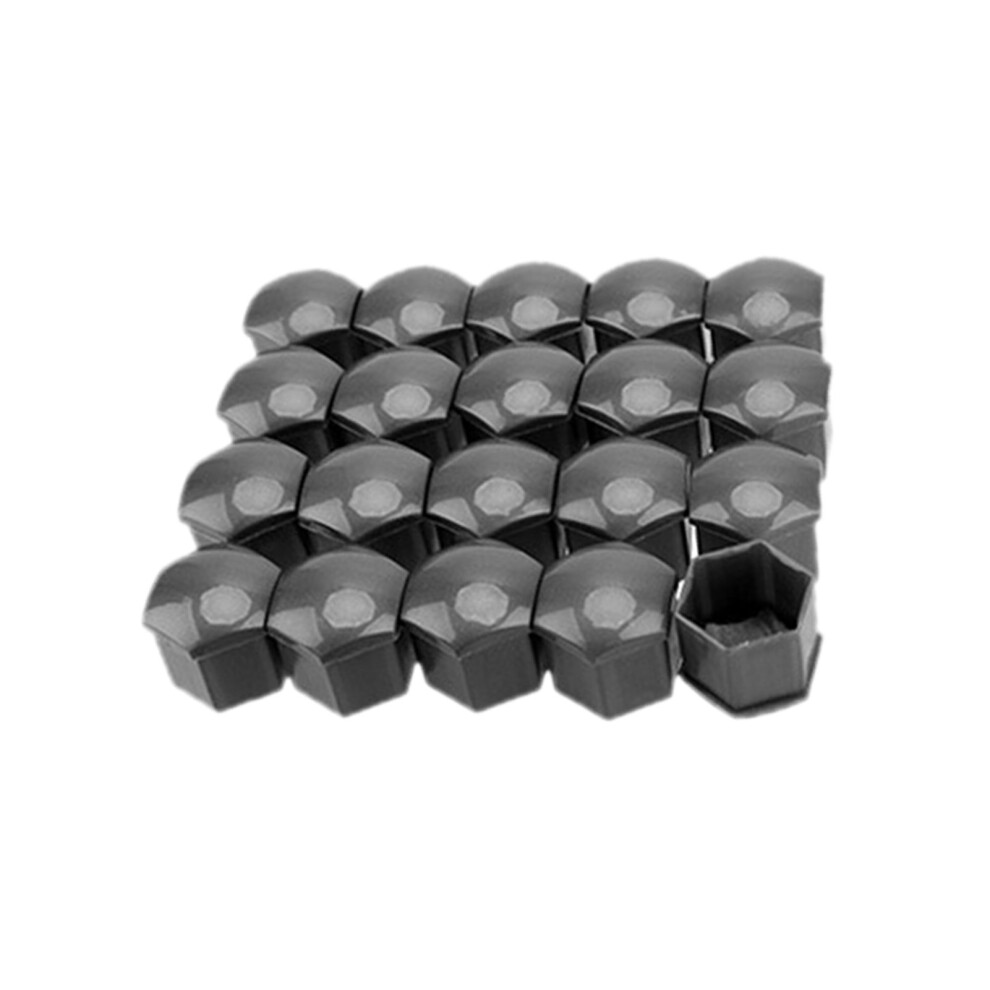 20X Wheel Nut Protectors 21Mm Grey 7293282125315