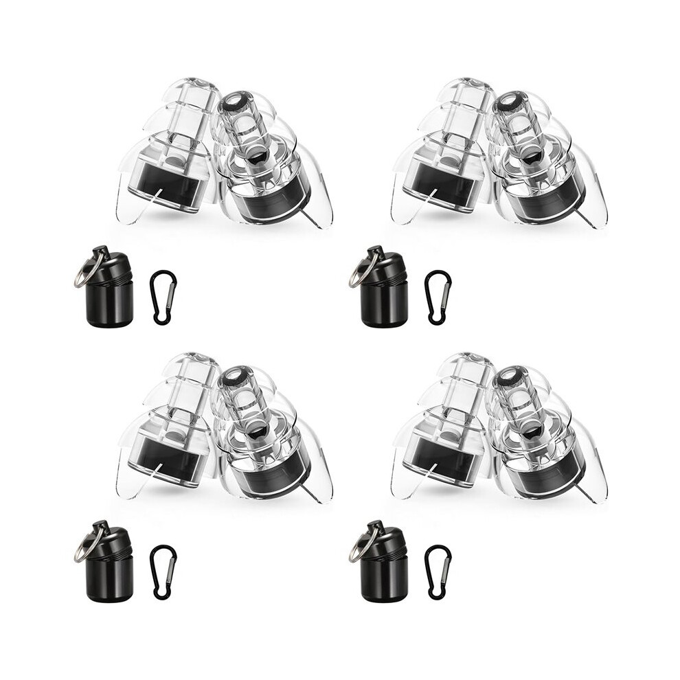 8X for Zound Earplugs for Concerts,Earplugs for Motorcycle,for Zound Earplugs for Musicians with Carrying Case