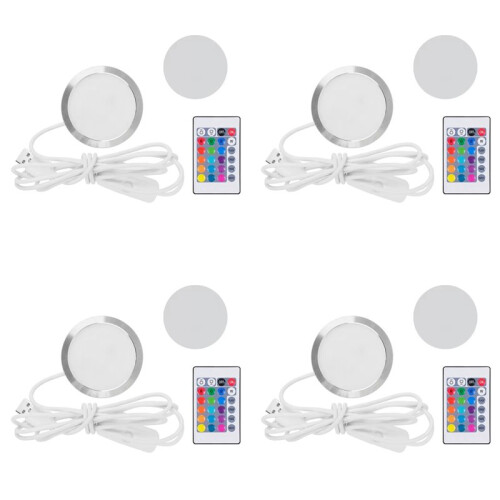 4X 3D Printing Model LED Light LED Spotlight Multicolour Adjustable Led Light Kit DIY LED Spotlight Without Lamp Shell 1