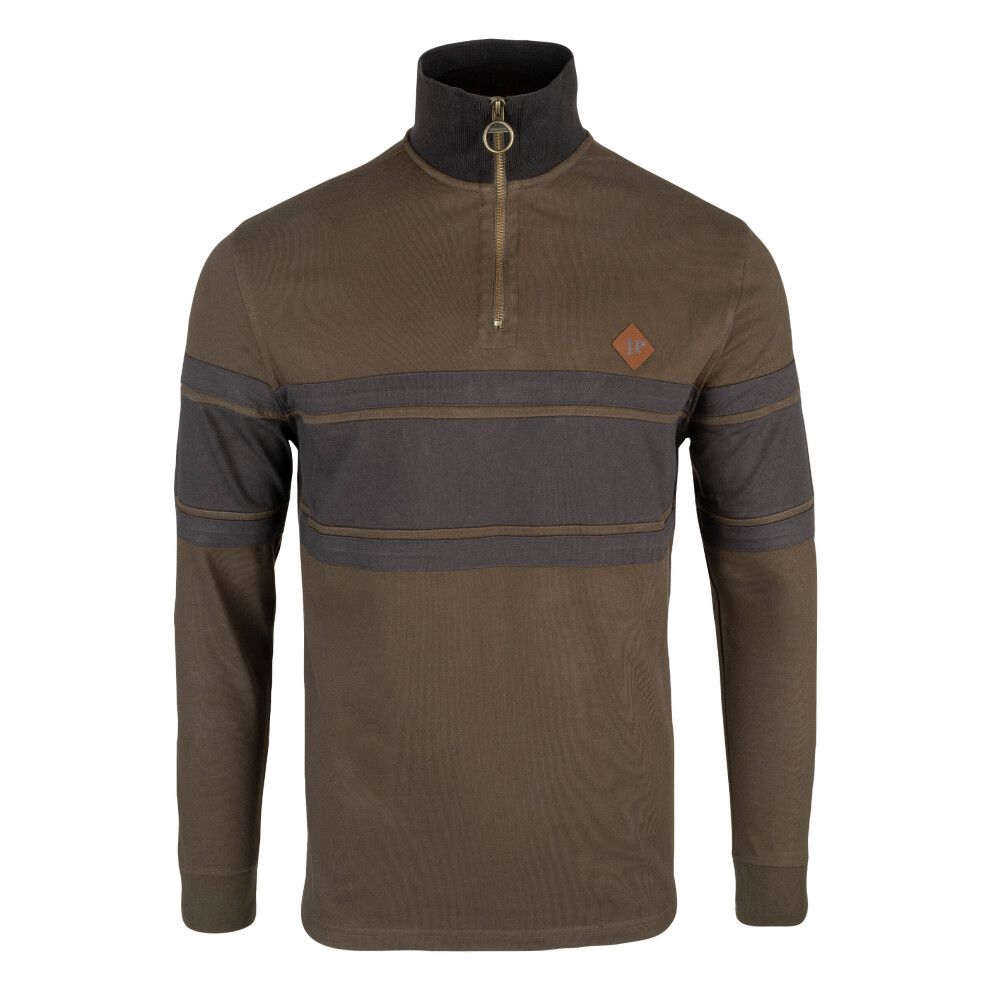 Jack Pyke Men’s Half Zip Contrast Sweatshirt XX-Large Green