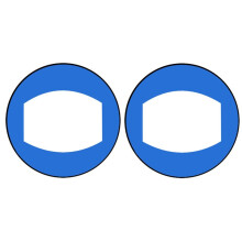 Vela per Kayak Blu Vela A Forma di Paddle Board In PVC Vela per Kayak Sottovento Vela A Forma di Paddle Board