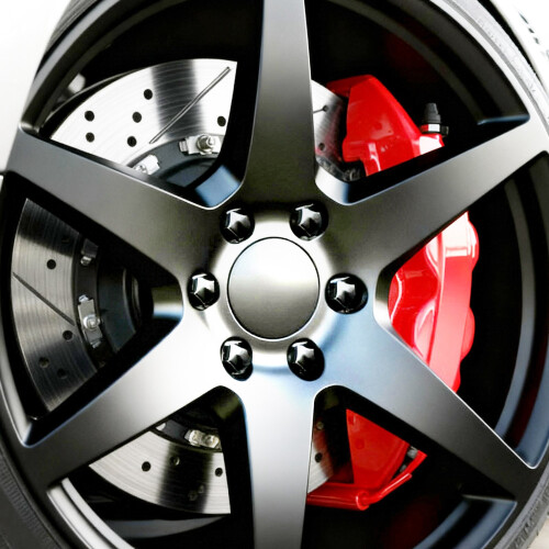 20x 21mm Wheel Lug Nut Covers Grey