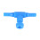 10 Pieces Plastic Aquarium Fish Tank 2 Way Air Pump Control Valves, 4