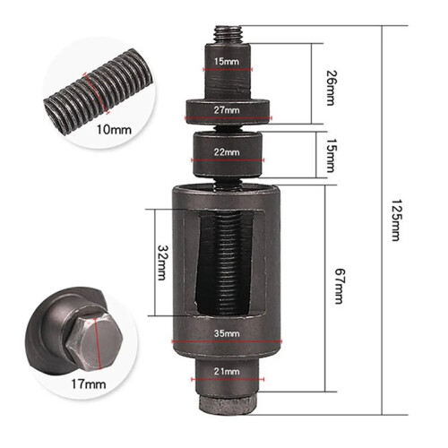 2X Engine Bushing Remover Puller Tool Portable Smooth Motor Universal for JH70 for Gy6 125cc 150cc Scooters 2