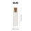 20Pcs 11X32Mm Tiny  Empty Clear Cork Glass Bottles Vials 2Ml 6