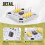 5Pcs AS5600 Magnetic Encoder Magnetic Induction Angle Measurement Sensor Module 12Bit High Precision 1