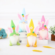 Gnomo de PáScoa PelúCia Coelho Coelho DecoraçãO Sem Rosto Boneca AnãO Sueca Tomte Elf Ornamento, A