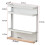 1PCS Hanging Fridge Shelf Spice Rack Wall Shelf Refrigerator Shelf (Black) 6