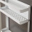 1PCS Hanging Fridge Shelf Spice Rack Wall Shelf Refrigerator Shelf (Black) 5