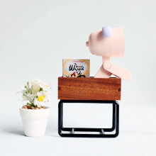 1/6 Puppenhaus Miniatur Holz Beistelltisch Esszimmer Kreative Puppenhaus MöBel Tischdekoration Spielzeug
