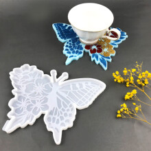 Molde de Resina Morfo Bonito Borboleta de Vidro Cristal Molde de Silicone FaçA Você Mesmo EpóXi Borboleta Monarca DecoraçãO de Parede