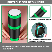 10 Stuks Siliconen Banden voor Sublimatiebeker: Sublimatie Producten - Sublimatiebekeraccessoire