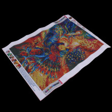 DIY Diamond Painting Volledige Ronde Boor "Pauwenveer" Borduurwerk Kruissteek Cadeau Woondecoratie Cadeau