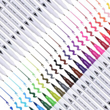 36 Colour Tip Pens Watercolour Pens Double Art Colouring Pens Fine Tip Brush Markers for DIY Card Making