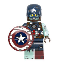 Iron Captain America Falcon Wanda Bricks Anime Dolls Action Toy Figures Assemble Toys Blocks Kids Gifts B