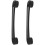 Kitchen Cabinet Door Aluminium Handle Matt Black Pull Furniture Handle Cupboards Handle Wardrobe Pull Handle 2Pcs 96mm 1