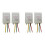 4PCS 1-480Min Timer Adjustable Disconnect Delay Controller AC 110V 220V Power- Delay OFF Relay  Voltage Output 1