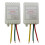 4PCS 1-480Min Timer Adjustable Disconnect Delay Controller AC 110V 220V Power- Delay OFF Relay  Voltage Output 2