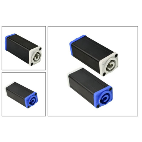 12Pcs Powercon Coupler Connector Power Supply Docking Extension  for Stage Light Dmx512 Light Power Connector 2