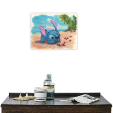 DIY Diamond Painting Full Diamond Round Curious Stitch Embroidery Home Decoration