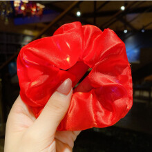 Light-Emitting Hair Scrunchies,Pig Large Intestine Hair Ring,Elastic Hair Bands for Girls,Hair Ties Clips Accessories A
