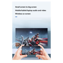30M 1080P -Compatible Wireless Extender Screen Mirroring Device HD Video Receiver Support LaptopTablet to Monitor