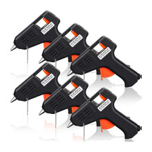 6 Peças Pistola Cola Quente para Projeto de Classe, Pequena Pistola Cola para Artesanato Escolar, Pistola de Cola Segura para Artesanato Faça