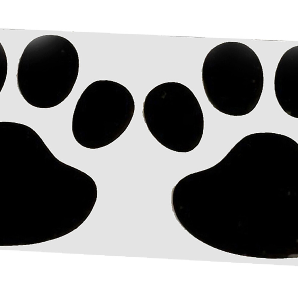 2Pcs Universal Pvc Dog Paw Emblem Sticker 7293282125858